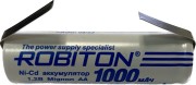 Аккумулятор ROBITON 1000NCAA FT с выводами под пайку Аккумулятор ROBITON 1000NCAA FT с выводами под пайку