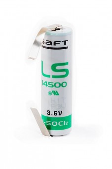 Батарейка Saft LS 14500 CNR AA с лепестковыми выводами Батарейка Saft LS 14500 CNR AA с лепестковыми выводами