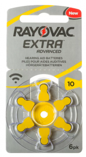 Батарейка Rayovac Extra ZA10 BL6 Zinc Air 1.45V, 6 в упаковке. Батарейка Rayovac Extra ZA10 BL6 Zinc Air 1.45V, 6 в упаковке.