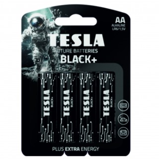 Батарейка TESLA BATTERIES AA BLACK+ LR06/BLISTER FOIL 4 PCS Батарейка TESLA BATTERIES AA BLACK+ LR06/BLISTER FOIL 4 PCS
