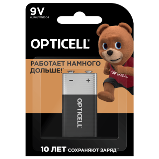 Батарейка крона OPTICELL BASIC 6LR61 1604 крона BL1 Батарейка крона OPTICELL BASIC 6LR61 1604 крона BL1