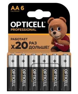 Батарейка OPTICELL PROFESSIONAL LR6 BL6 Батарейка OPTICELL PROFESSIONAL LR6 BL6