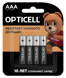 Батарейка OPTICELL BASIC LR03 BL4 Батарейка OPTICELL BASIC LR03 BL4