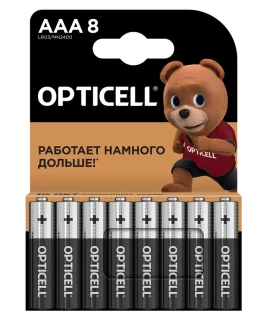 Батарейка OPTICELL BASIC LR03 BL8 Батарейка OPTICELL BASIC LR03 BL8