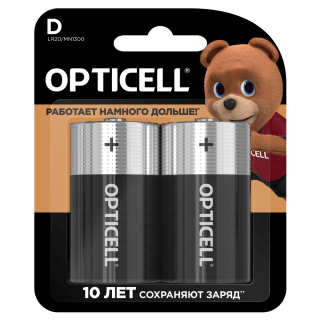 Батарейка OPTICELL BASIC LR20 BL2 D 373 Батарейка OPTICELL BASIC LR20 BL2 D 373