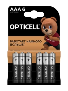 Батарейка OPTICELL BASIC LR03 BL6 Батарейка OPTICELL BASIC LR03 BL6