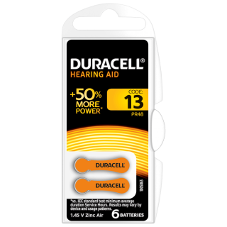 Батарейка DURACELL HEARING AID ZA13, упаковка 6 шт. Батарейка DURACELL HEARING AID ZA13, упаковка 6 шт.