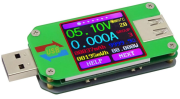 Тестер USB UM24C Bluetooth (измеряет напряжение,ток,сопротивление,ёмкость,счётчик ватт,температуру,0.001A дискретность,4.5-24V, до 3A,цветной дисплей) Тестер USB UM24C Bluetooth (измеряет напряжение,ток,сопротивление,ёмкость,счётчик ватт,температуру,0.001A дискретность,4.5-24V, до 3A,цветной дисплей)