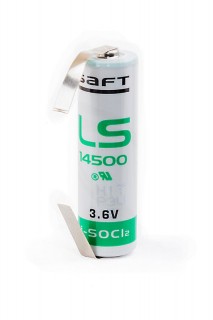 Батарейка Saft LS 14500 CNR AA с лепестковыми выводами Батарейка Saft LS 14500 CNR AA с лепестковыми выводами