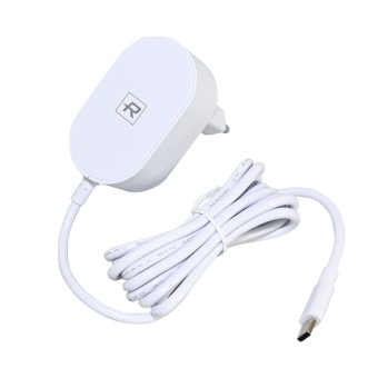 Блок питания Robiton USBC3000, 15 Вт, 3 A, Type-C, несъемный кабель 1.5 м, защита от перегрузки, белый Блок питания Robiton USBC3000, 15 Вт, 3 A, Type-C, несъемный кабель 1.5 м, защита от перегрузки, белый