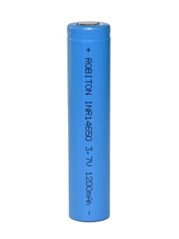 Аккумулятор ROBITON 14650-1200 без защиты с плоским контактом PK1 Li-INR1200-14650 Аккумулятор ROBITON 14650-1200 без защиты с плоским контактом PK1 Li-INR1200-14650