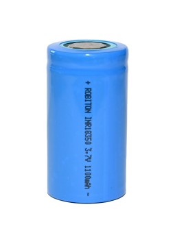 Аккумулятор ROBITON 18350-1100 без защиты с плоским контактом PK1 Li-INR1100-18350 Аккумулятор ROBITON 18350-1100 без защиты с плоским контактом PK1 Li-INR1100-18350