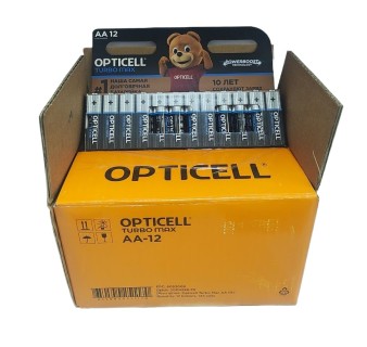 Батарейка OPTICELL TURBO MAX LR6 MN1500 BL12 Батарейка OPTICELL TURBO MAX LR6 MN1500 BL12