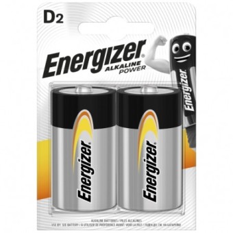 Батарейка Energizer Alkaline Power LR20 BL2 Батарейка Energizer Alkaline Power LR20 BL2