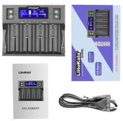 Зарядное устройство Liitokala  Lii-D4XL  ( для 4-x 32700-10440 ,Li-ion/NiMh, ток заряда 1/2A,LCD,показывает вольтаж,ёмкость) Зарядное устройство Liitokala  Lii-D4XL  ( для 4-x 32700-10440 ,Li-ion/NiMh, ток заряда 1/2A,LCD,показывает вольтаж,ёмкость)
