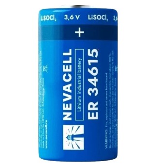 Батарейка NEVACELL ER34615 ("D" 3.6V) емкость 19000 mah Батарейка NEVACELL ER34615 ("D" 3.6V) емкость 19000 mah