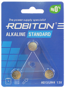 Батарейка ROBITON STANDARD R-AG13-0-BL3 (0% Hg) AG13 LR44 357 A76 МЦ-1154 BL3 Батарейка ROBITON STANDARD R-AG13-0-BL3 (0% Hg) AG13 LR44 357 A76 МЦ-1154 BL3